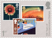 100 Years of Commemorative Stamps 1st Stamp (2024) Flowers, Halley’s Comet, Transport and Communications