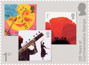 100 Years of Commemorative Stamps 1st Stamp (2024) The Weather, Lest We Forget, Sounds of Britain