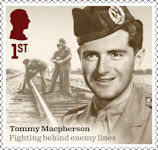 Valour and Victory: Stories of the Second World War 1st Stamp (2025) Tommy Macpherson