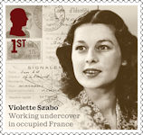 Valour and Victory: Stories of the Second World War 1st Stamp (2025) Violette Szabó