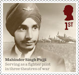 Valour and Victory: Stories of the Second World War 1st Stamp (2025) Mahinder Singh Pujji