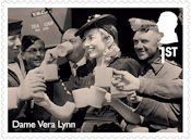 Valour and Victory: Stories of the Second World War 1st Stamp (2025) Dame Vera Lynn