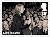 Valour and Victory: Stories of the Second World War 1st Stamp (2025) Dame Vera Lynn