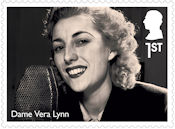 Valour and Victory: Stories of the Second World War 1st Stamp (2025) Dame Vera Lynn