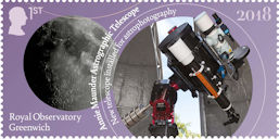 Royal Observatory Greenwich 1st Stamp (2025) Annie Maunder Astrographic Telescope, 2018