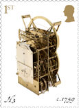 Royal Observatory Greenwich 1st Stamp (2025) H3, c.1759