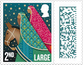 Christmas 2025 2nd Large Stamp (2025) Mary and Joseph