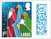 Christmas 2025 1st Large Stamp (2025) The shepards