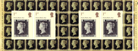 Booklet pane for The Stamps of Queen Victoria (2025)