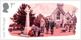 1st, Laying of wreaths at a village war memorial from Remembrance (2026)