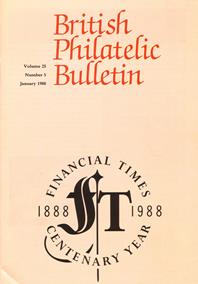 British Philatelic Bulletin Volume 25 Issue 5