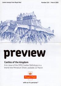 Royal Mail Preview 126 - Castles of the kingdom