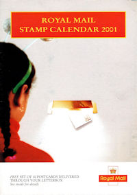 Stamp Calendar 2001