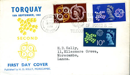 European Postal and Telecommunications (CEPT) Conference, Torquay (1961)