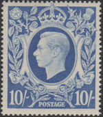 Definitives 10s Stamp (1939) Ultramarine