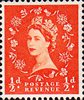 Wilding Definitive 0.5d Stamp (1953) orange