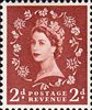Wilding Definitive 2d Stamp (1953) brown