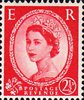 Wilding Definitive 2.5d Stamp (1952) red