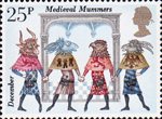 Folklore 25p Stamp (1981) Medieval Mummers
