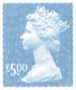 Definitives £5.00 Stamp (2009) £5.00 Grey Blue