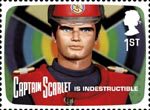 FAB: The Genius of Gerry Anderson 1st Stamp (2011) Captain Scarlet