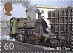 Classic Locomotives of England 60p Stamp (2011) Peckett R2 Thor