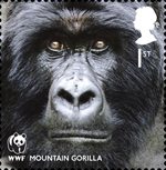 World Wildlife Fund 1st Stamp (2011) Mountain Gorilla