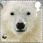 World Wildlife Fund 1st Stamp (2011) Polar Bear