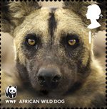 World Wildlife Fund 1st Stamp (2011) African Wild Dog