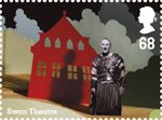 Royal Shakespeare Company 68p Stamp (2011) Swan Theatre