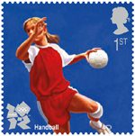 Olympic & Paralympic Games 1st Stamp (2011) Handball
