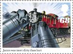 Thomas the Tank Engine 68p Stamp (2011) James