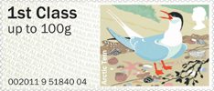 Post & Go - Birds of Britain IV 1st Stamp (2011) Arctic Tern