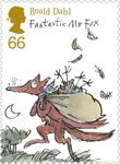 Roald Dahl 66p Stamp (2012) Fantastic Mr. Fox