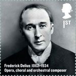 Britons of Distinction 1st Stamp (2012) Frederick Delius