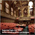 Britons of Distinction 1st Stamp (2012) Augustus Pugin