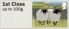 Post & Go - British Farm Animals I - Sheep 1st Stamp (2012) Dalesbred