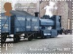 Classic Locomotives of Scotland £1 Stamp (2012) Andrew Barclay No. 807