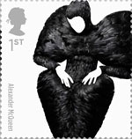Great British Fashion 1st Stamp (2012) Alexander McQueen