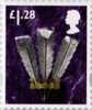 Country Definitive - Tariff 2012 £1.28 Stamp (2012) Feathers