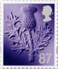 Country Definitive - Tariff 2012 87p Stamp (2012) Thistle