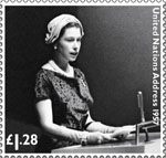 The Queens Diamond Jubilee £1.28 Stamp (2012) United Nations Address