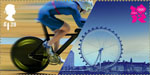 Welcome to the London 2012 Olympic Games £1.28 Stamp (2012) Cycling - London Eye