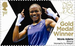 Team GB Gold Medal Winners 1st Stamp (2012) Boxing: Women's Fly Weight - Team GB Gold Medal Winners