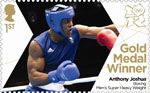 Team GB Gold Medal Winners 1st Stamp (2012) Boxing: Men's Super Heavy Weight - Team GB Gold Medal Winners
