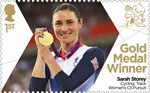 Paralympics Team GB Gold Medal Winners  1st Stamp (2012) Cycling: Track Women's C5 Pursuit - Paralympics Team GB Gold Medal Winners 