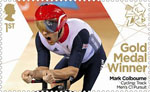 Paralympics Team GB Gold Medal Winners  1st Stamp (2012) Cycling: Track Men's C1 Pursuit - Paralympics Team GB Gold Medal Winners 