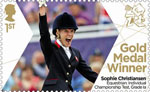 Paralympics Team GB Gold Medal Winners  1st Stamp (2012) Equestrian: Individual Championship Test, Grade 1a - Paralympics Team GB Gold Medal Winners 
