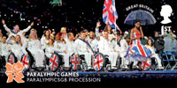 Memories of London 2012 1st Stamp (2012) Paralympic Games - Paralympics Procession