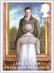 Jane Austen 1st Stamp (2013) Pride and Prejudice